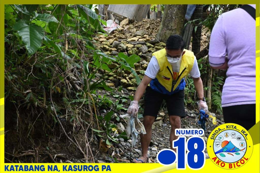 Pagsasagawa ng Clean up drive and Tree planting activity ng Ako Bicol Partylist sa Catanduanes